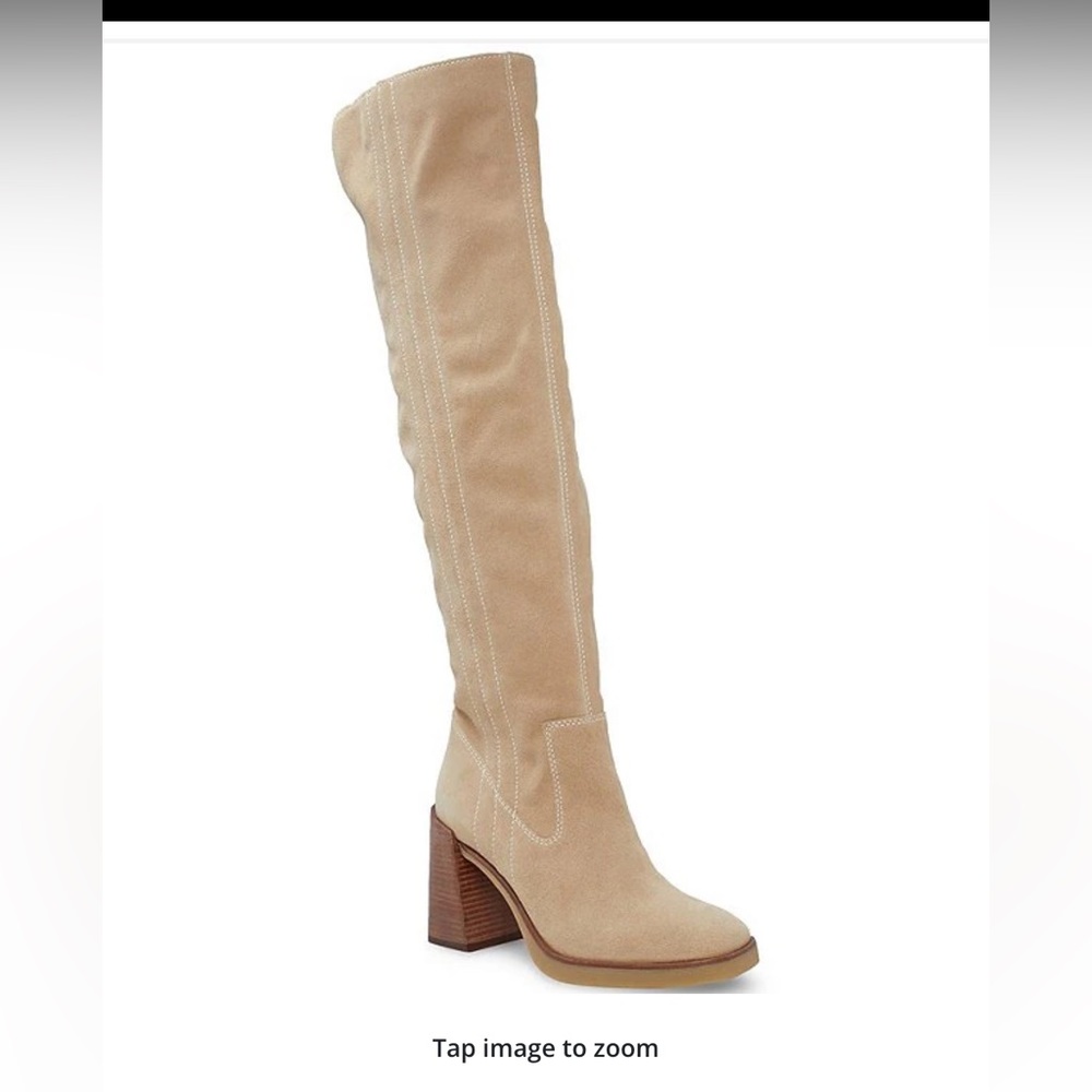 Vince Camuto, the Eyana Suede Over The Knee boots size 7